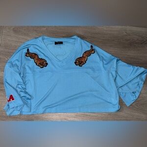 Dressed In LaLa Way to Go Tiger Cropped Jersey